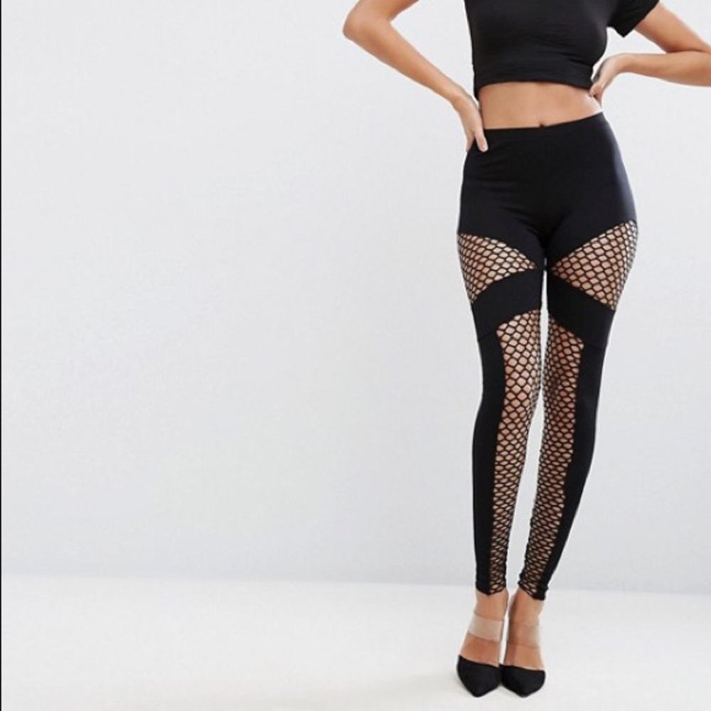 ASOS Fishnet Leggings Large